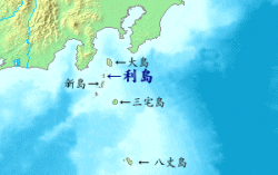 伊豆利島の地図